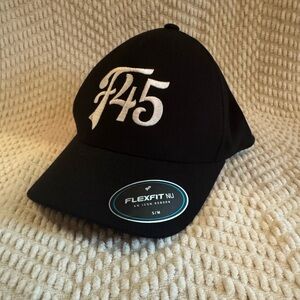Black F45 Flexfit Cap